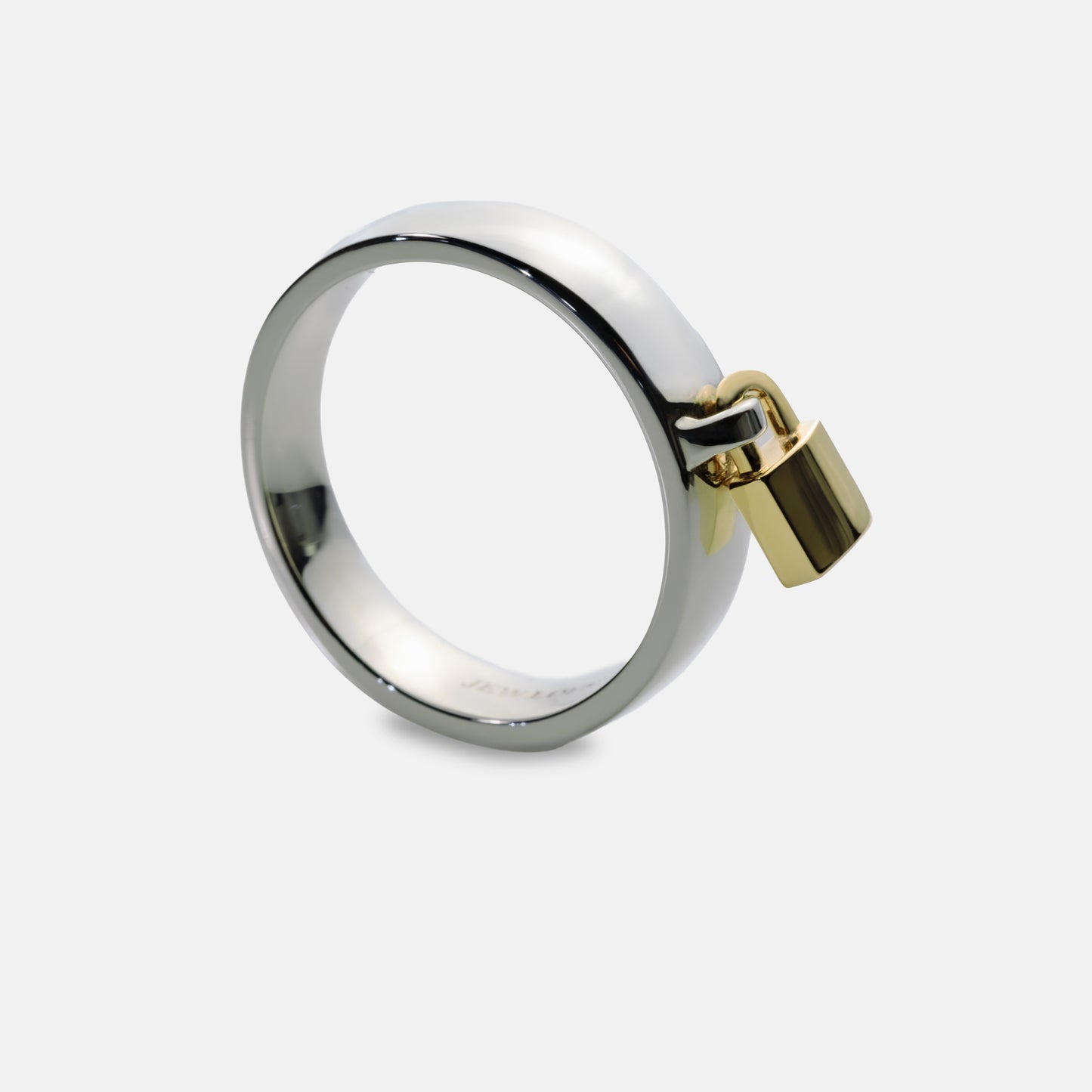 パドロック シルバー×K10イエローゴールド