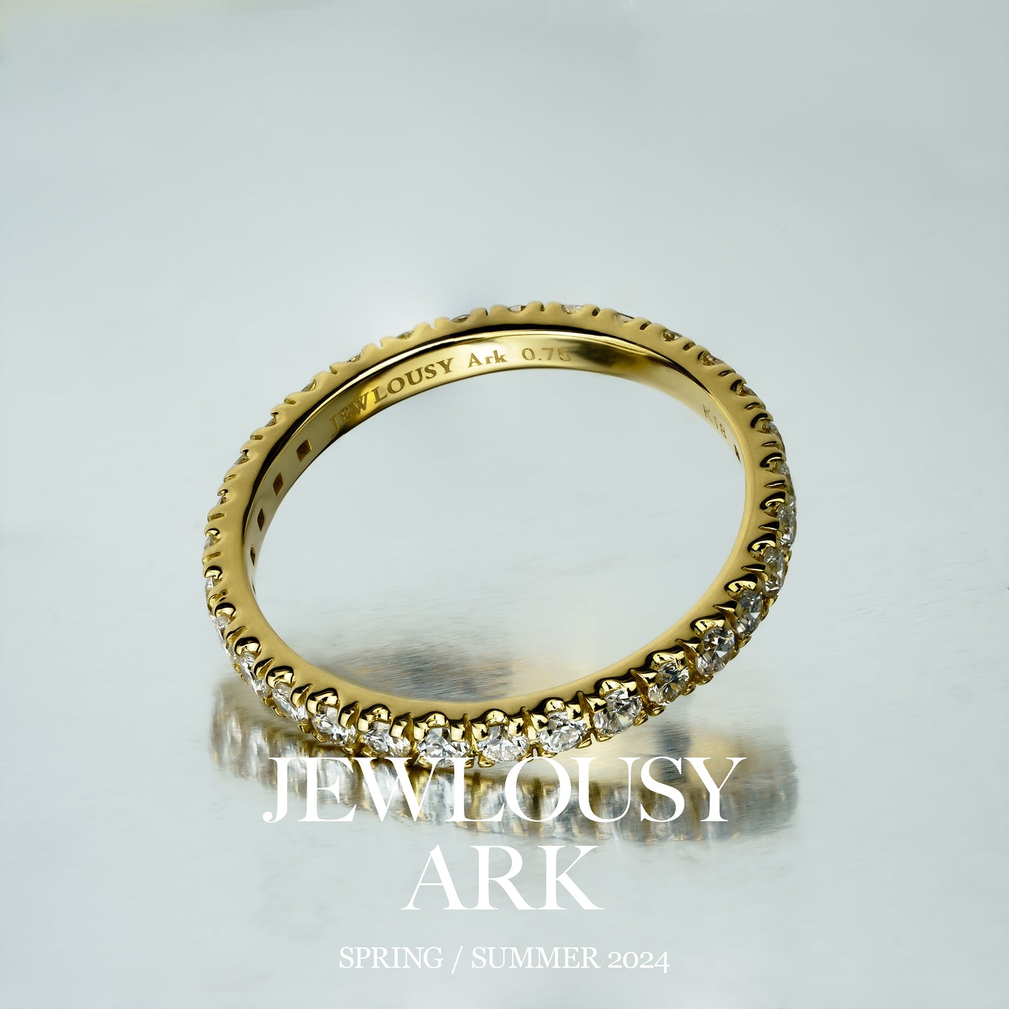 フルエタニティリング イエローゴールド