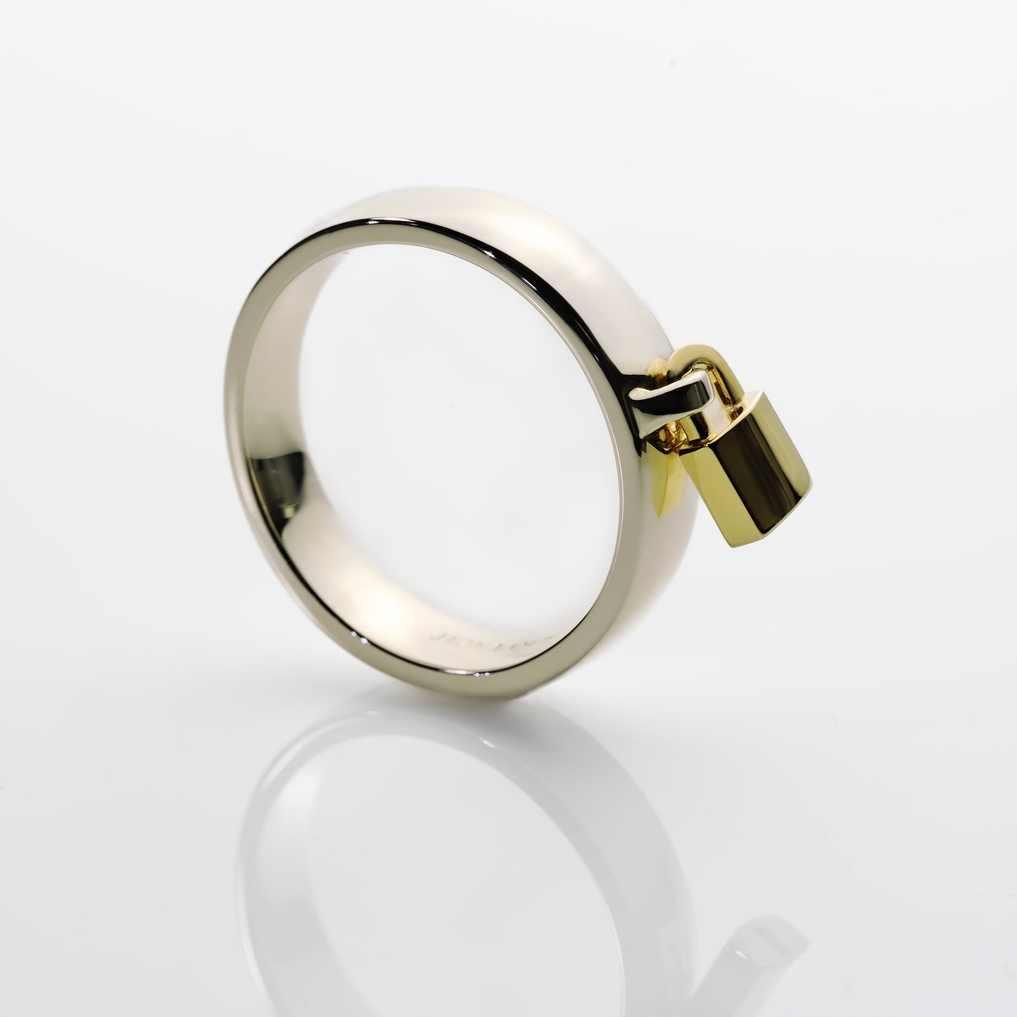 パドロック シルバー×K10イエローゴールド