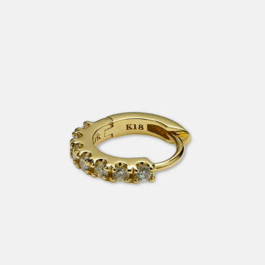 メレフープピアス　イエローゴールド