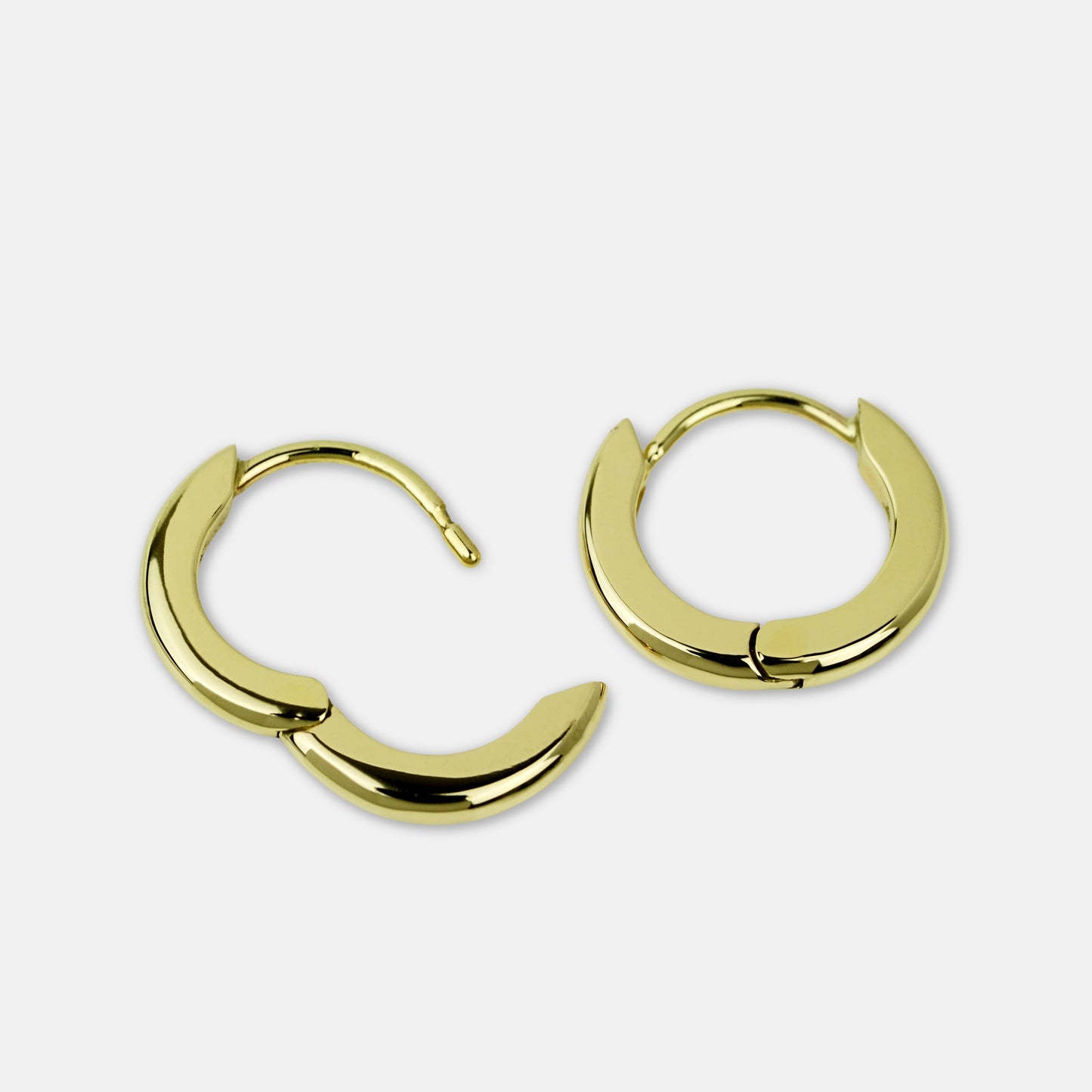 フープピアス　イエローゴールド