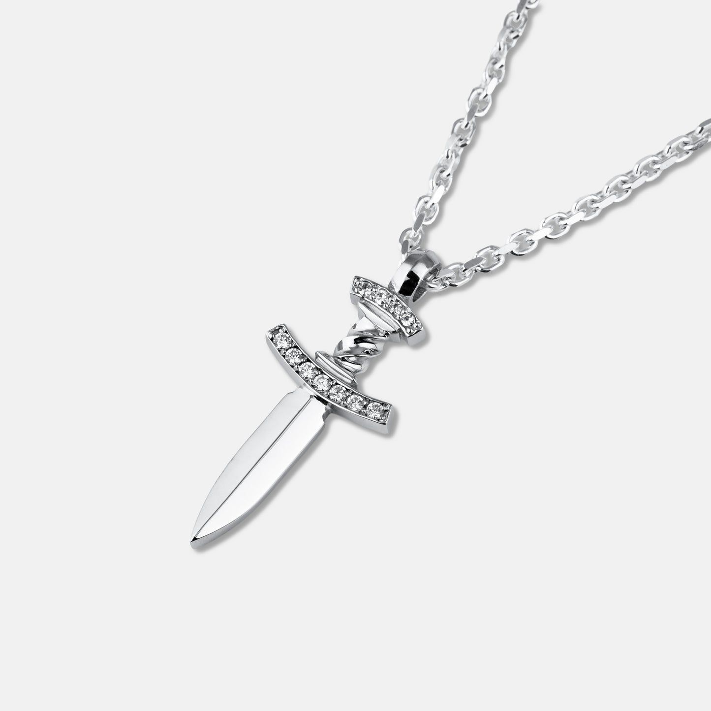 ダガー[Dagger]　シルバー　メレダイヤモンドセッティング