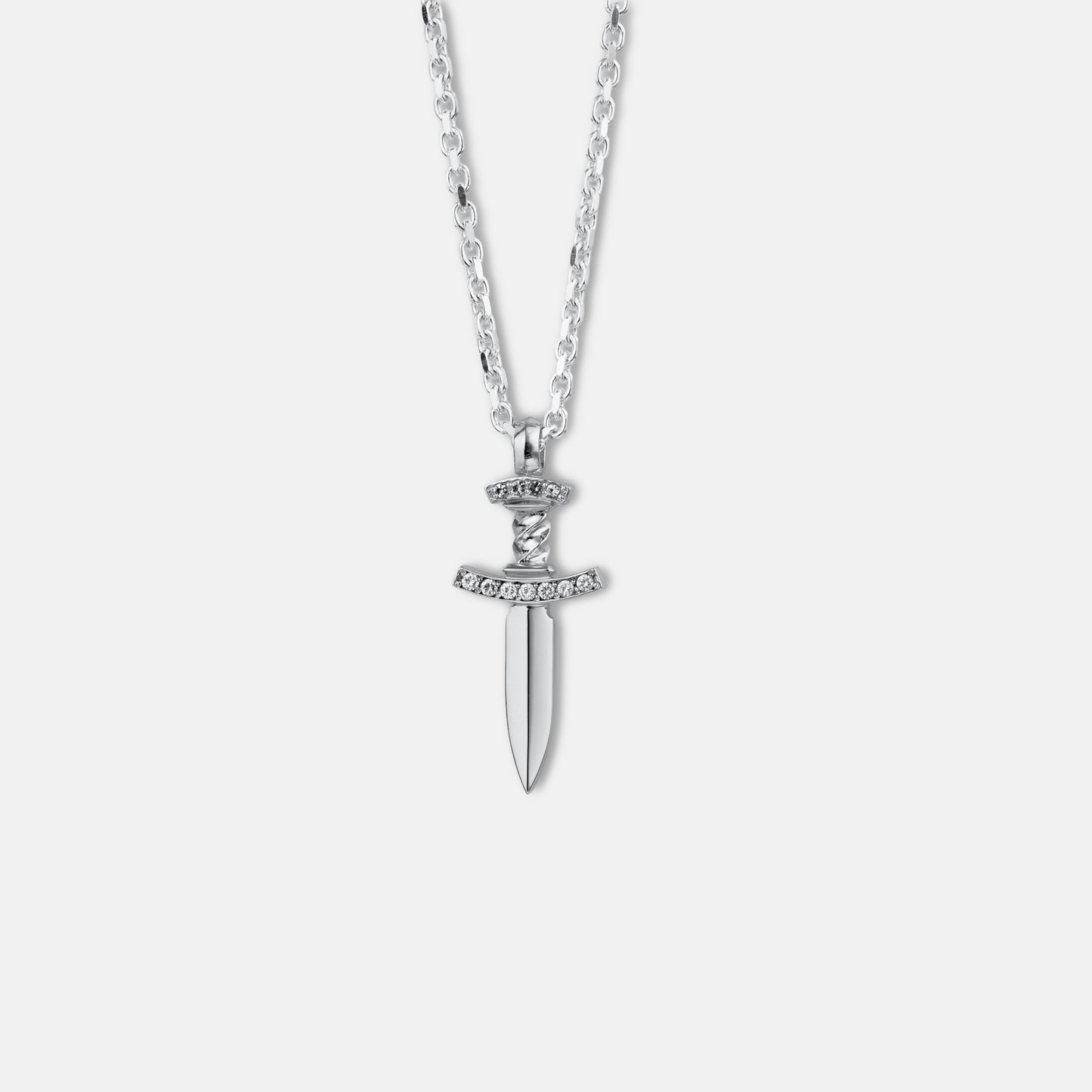 ダガー[Dagger]　シルバー　メレダイヤモンドセッティング