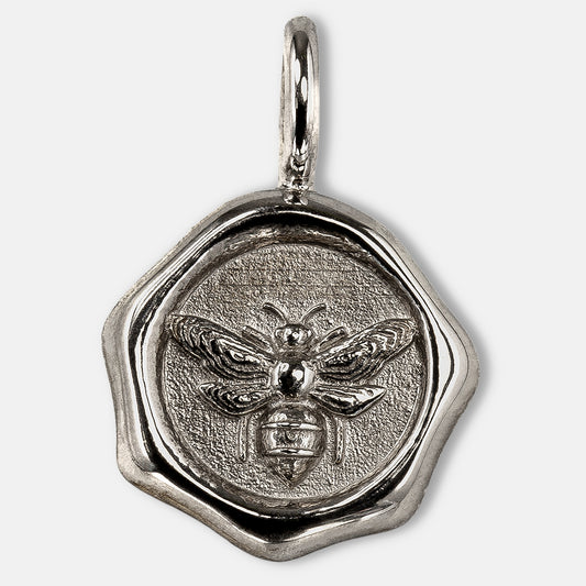 シーリングネックレス　シルバー　Bee[ハチ]