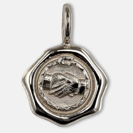 シーリングネックレス　シルバー　Handshake[ハンドシェイク]