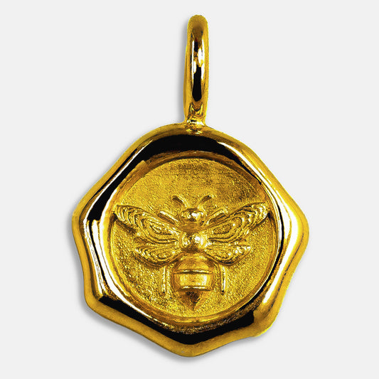 シーリングネックレストップ　イエローゴールド　Bee[ハチ]