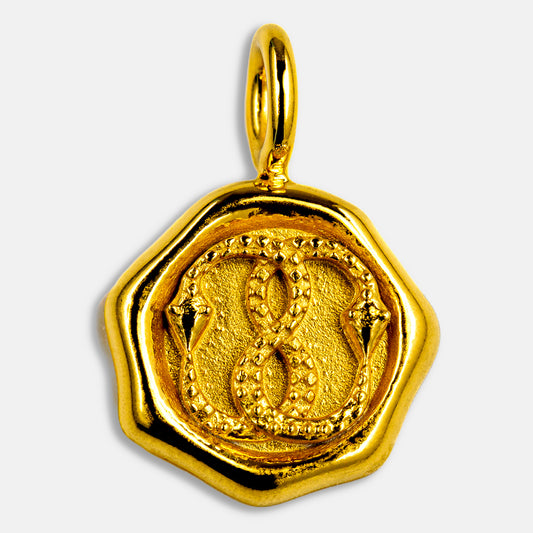 シーリングネックレストップ　イエローゴールド　Ouroboros[ウロボロス]