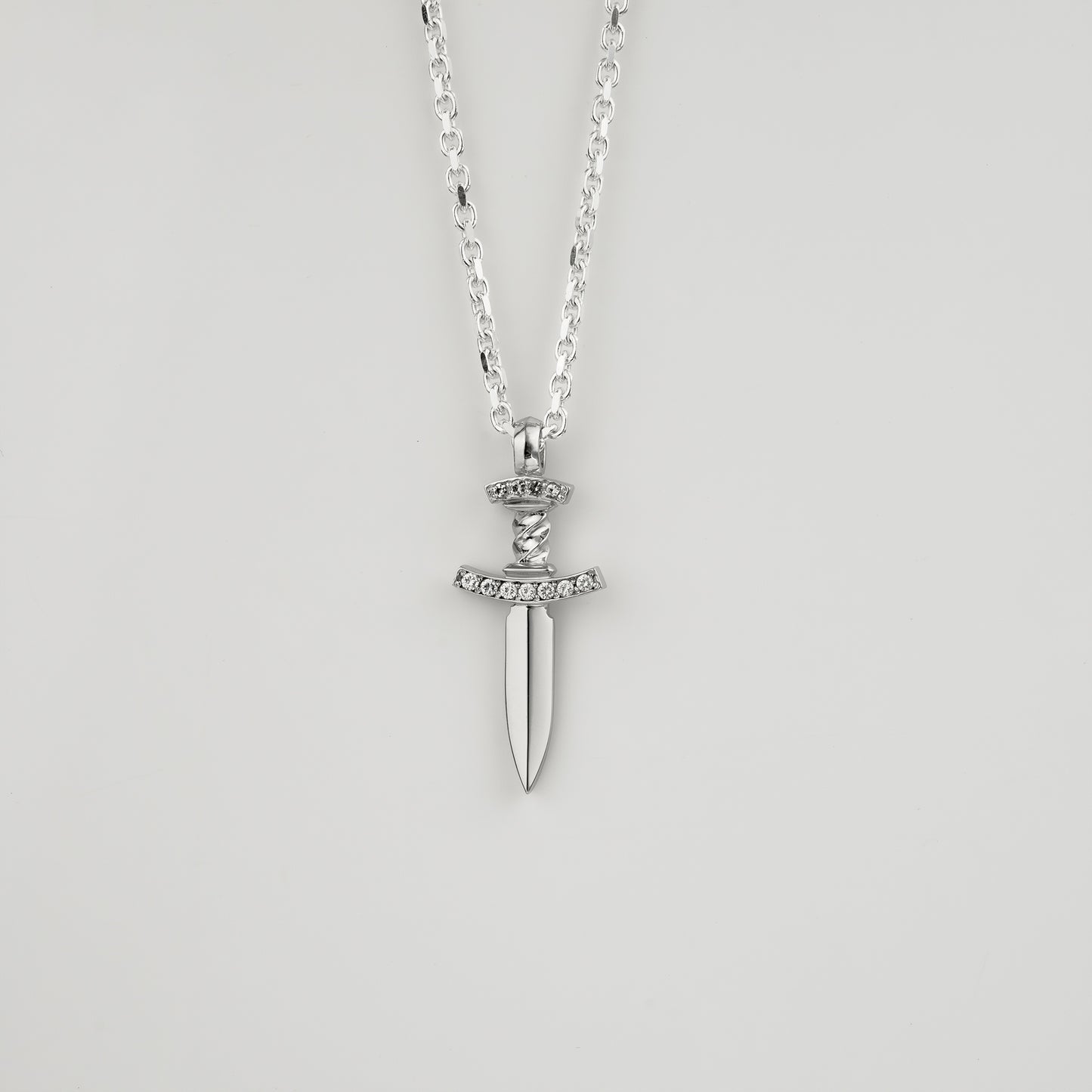 ダガー[Dagger]　シルバー　メレダイヤモンドセッティング