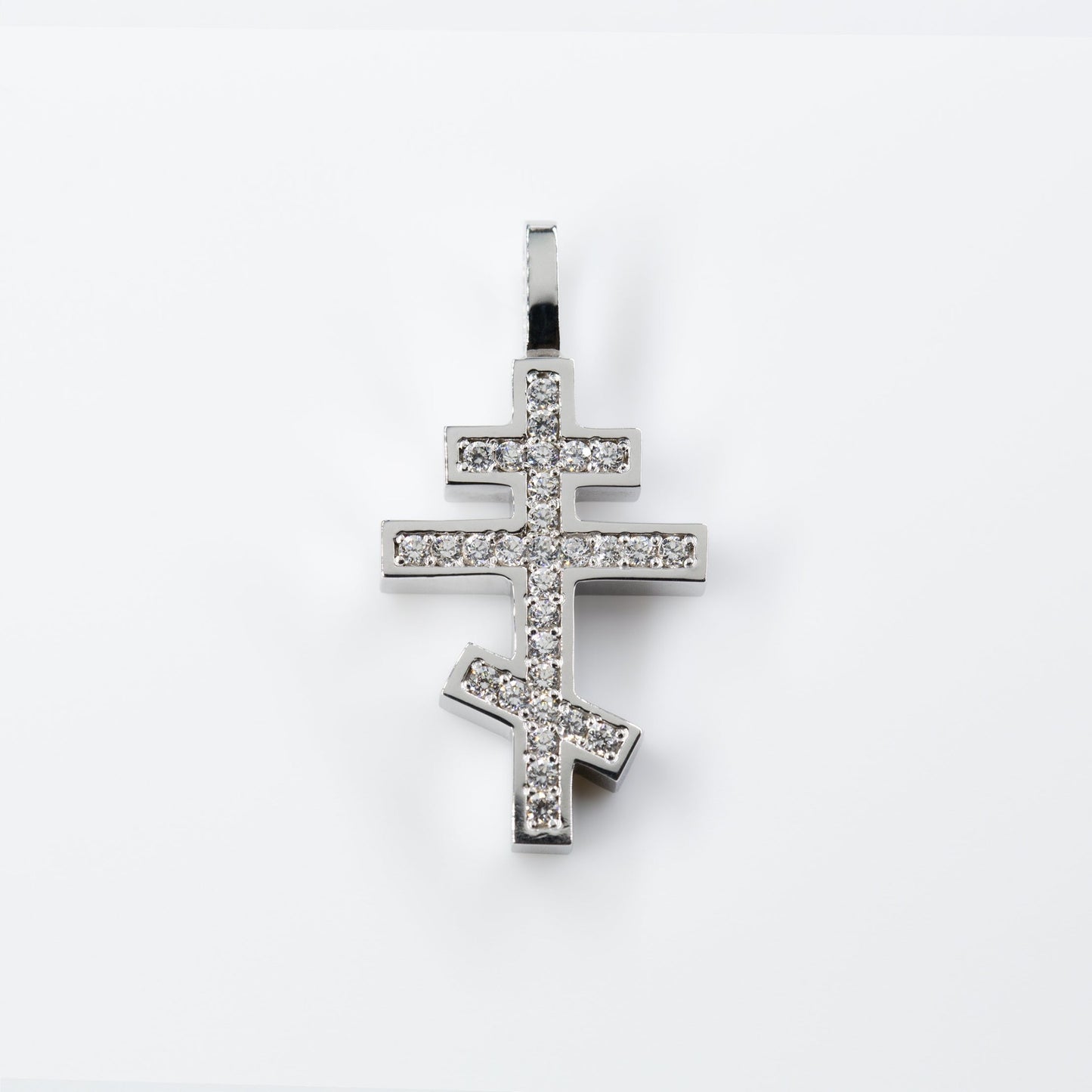 キリストクロス[Christ cross]　シルバー　メレダイヤモンドセッティング